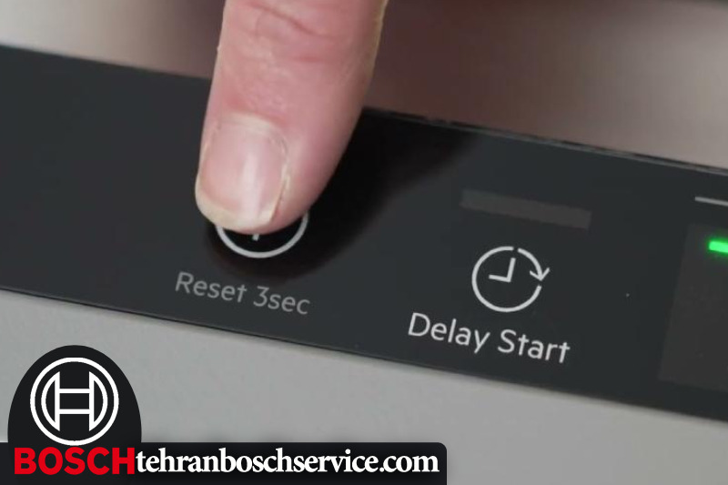 ریست ماشین ظرفشویی bosch 